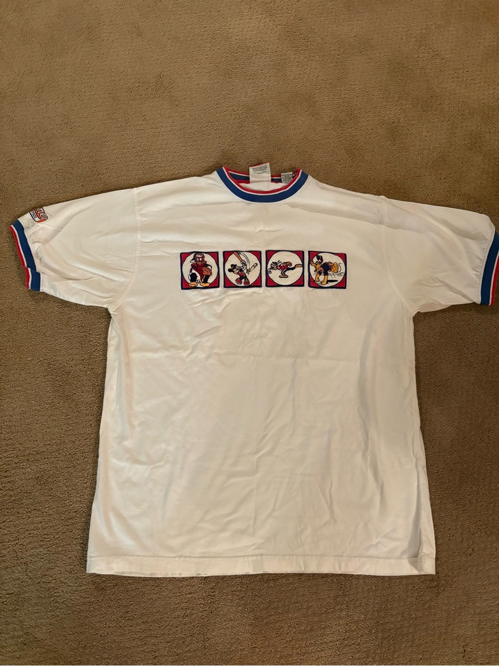 Vintage Mickey, Inc. Disney Athletics Baseball Shirt Xl